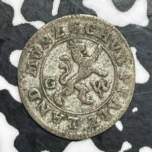 1725-GW Germany Pfalz 1 Kreuzer Lot#T6478 Silver! Scarce!