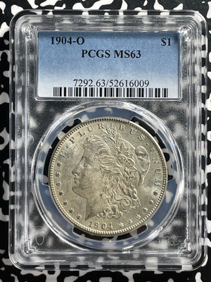 1904-O U.S. $1 Morgan Dollar PCGS MS63 Lot#G371 Silver! Choice UNC!