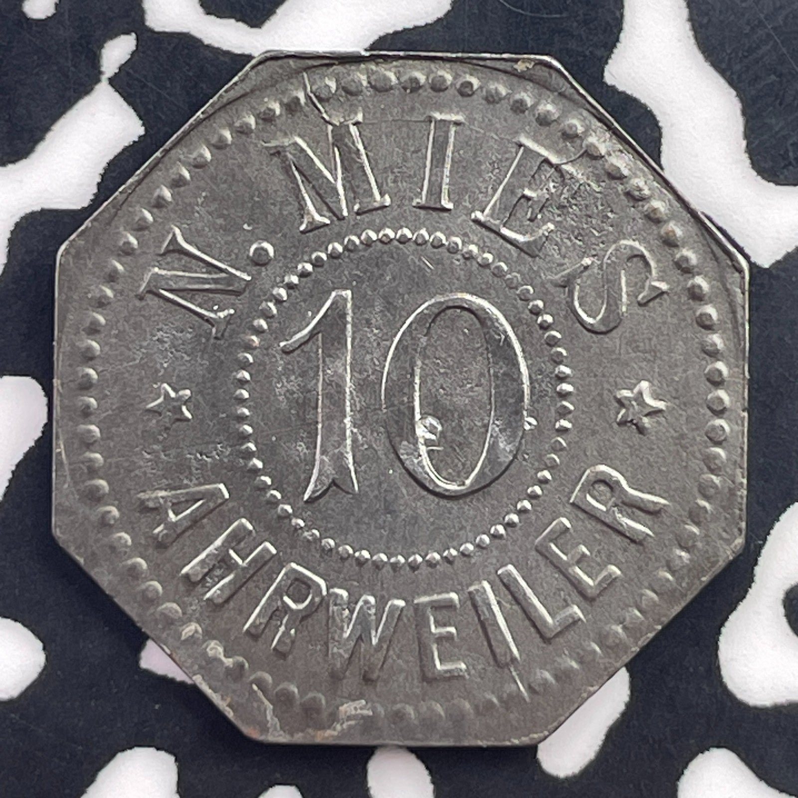 Undated Germany N. Mies 10 Pfennig Notgeld Lot#C4672