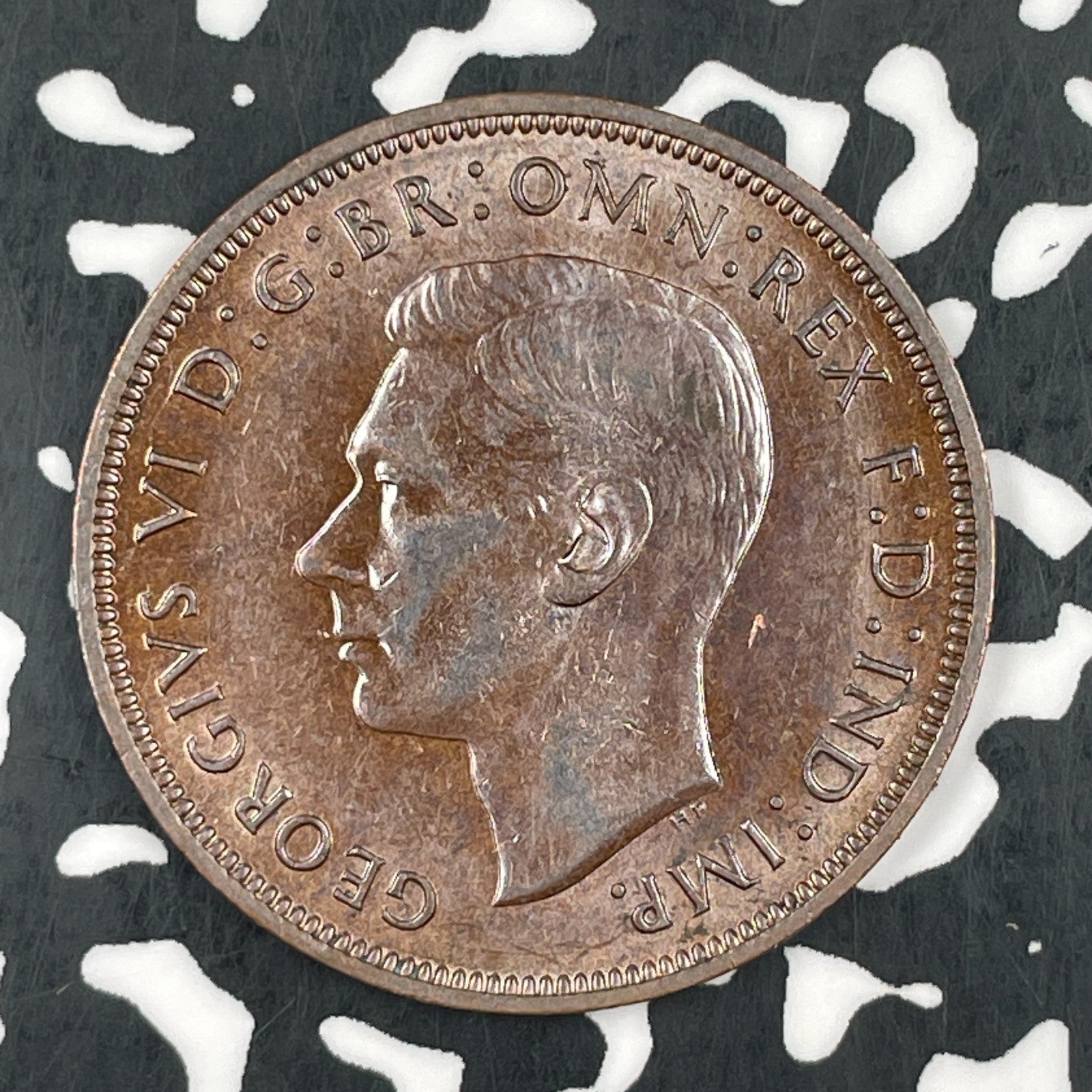1944 Great Britain 1 Penny Lot#F5077 High Grade! Beautiful!