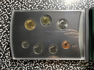 1999 Canada 7x Coin Specimen Set Lot#B2725 With Case & C.O.A.