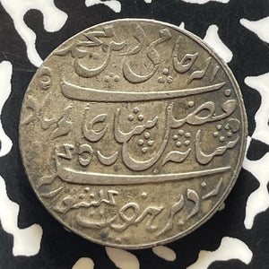 (c.1800) India Bengal Presidency 1 Rupee Lot#T5700 Silver! Nice! KM#99.1