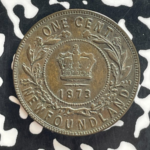 1873 Newfoundland Large Cent Lot#T7671 Nice!
