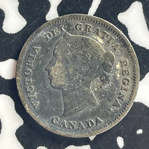 1885 Canada 5 Cents Lot#T7900 Silver! Better Date