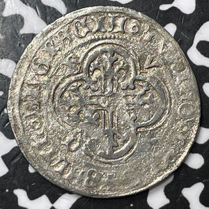 (1349-1380) Germany Saxe-Meissen Balthasar Furstengroschen Lot#D7234 Silver!