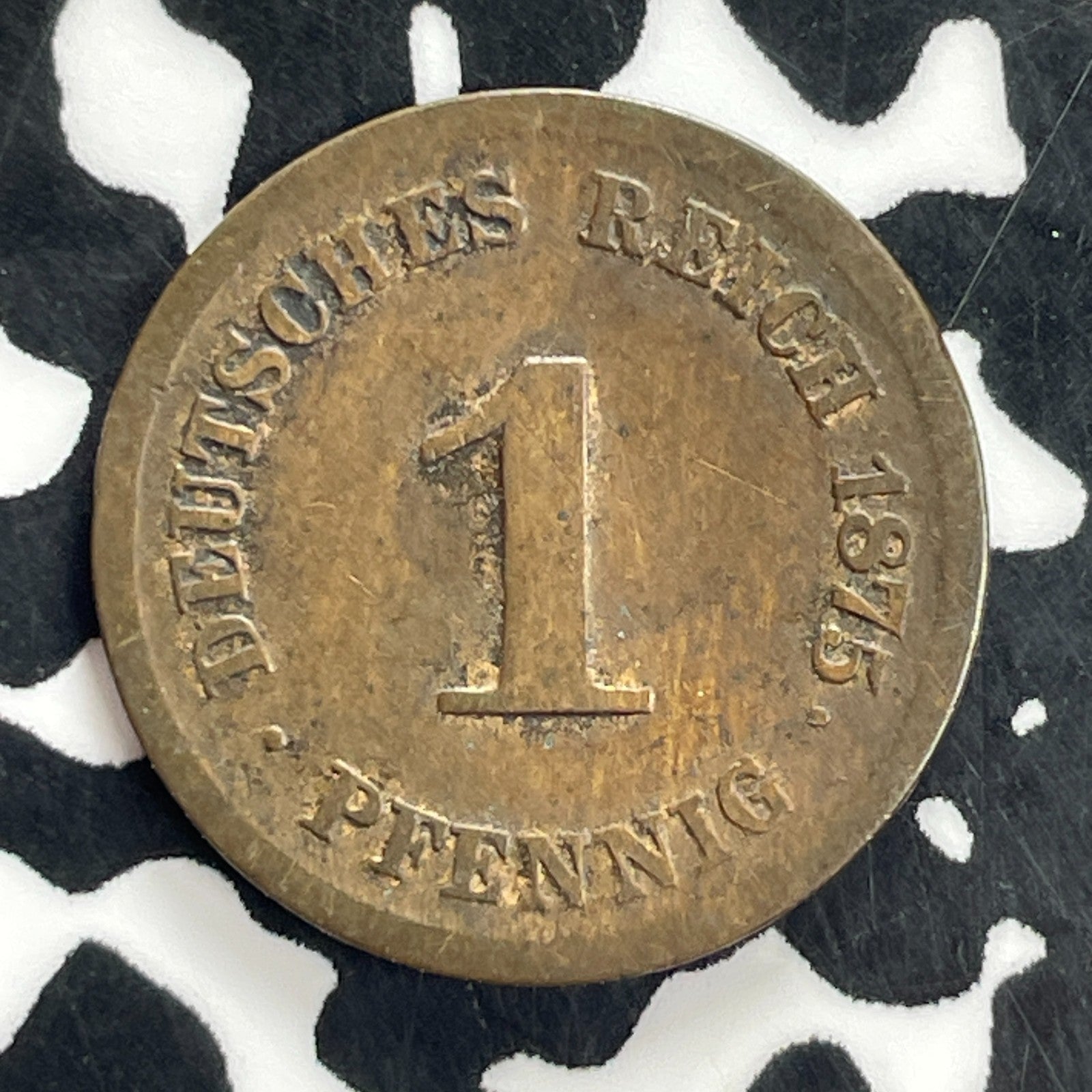 1875-F Germany 1 Pfennig Lot#C3919