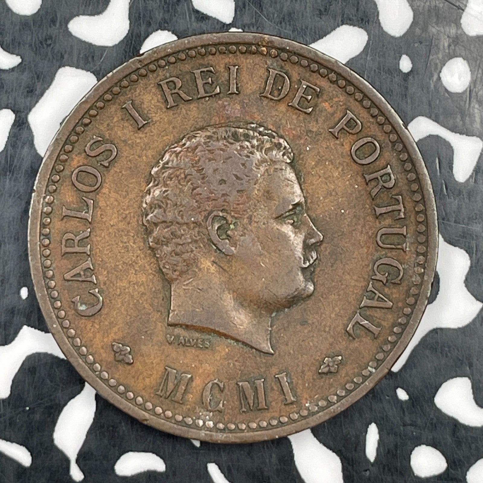1901 Portuguese India 1/2 Tanga Lot#N1187