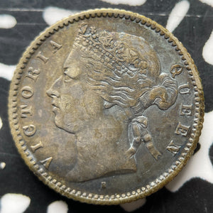 1872-H Straits Settlements 10 Cents Lot#JM8992 Silver! Nice! Better Date
