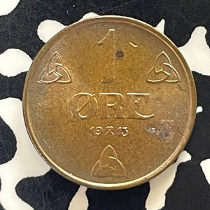 1913 Norway 1 Ore Lot#T5852 High Grade! Beautiful!