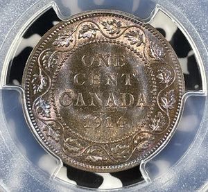 1914 Canada Large Cent PCGS MS65BN Lot#G036 Gem BU!