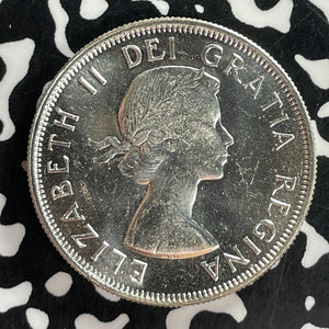 1956 Canada 50 Cents Lot#T7487 Silver! High Grade! Beautiful!