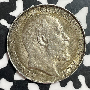 1902 Great Britain 1 Shilling Lot#T2413 Silver! Nice!