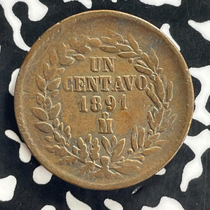 1891-Mo Mexico 1 Centavo Lot#C1187