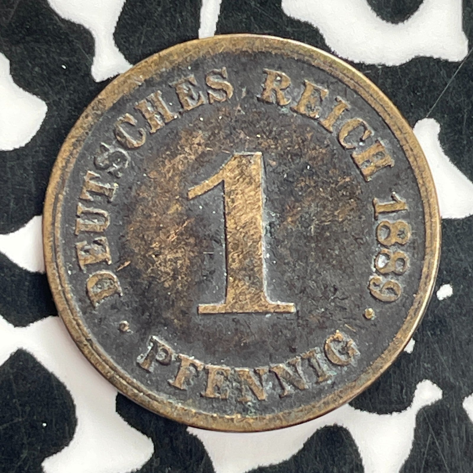 1889-D Germany 1 Pfennig Lot#C3937