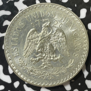 1944 Mexico 1 Peso Lot#E5023 Silver! High Grade! Beautiful!