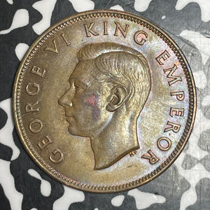 1943 New Zealand 1 Penny Lot#T6323 Nice!