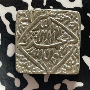 (19th Century) India Islamic AR Token Emulating Square Rupee of Akber Lot#T5490