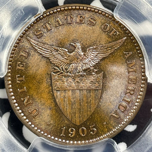 1905 U.S. Philippines 1 Centavo PCGS MS64BN Lot#G9209 Choice UNC!