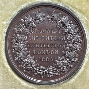 1886 G.B/India London Colonial & Indian Exhibition Medal W/ Box Lot#B2655