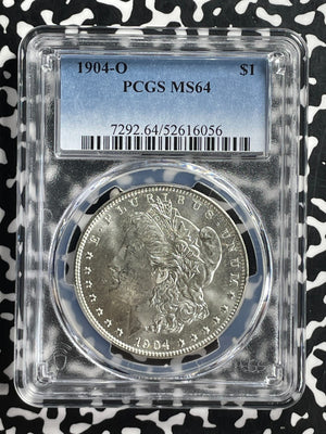 1904-O U.S. $1 Morgan Dollar PCGS MS64 Lot#G353 Silver! Choice UNC!
