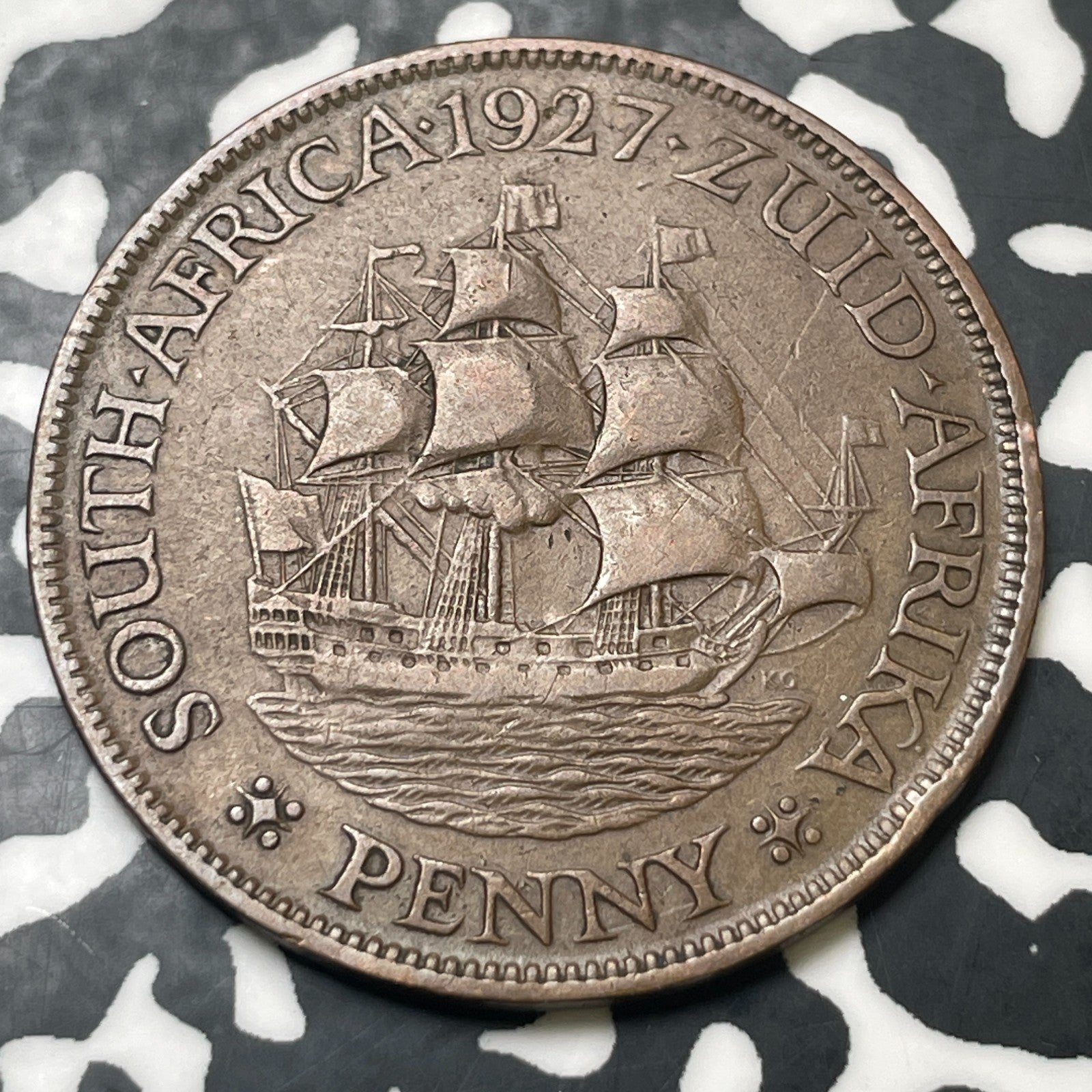 1927 South Africa 1 Penny Lot#N3818