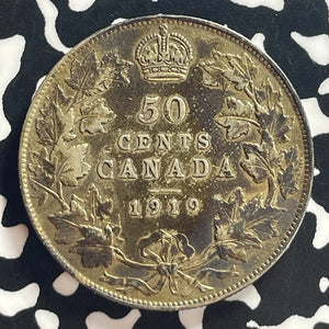 1919 Canada 50 Cents Lot#T7840 Silver!
