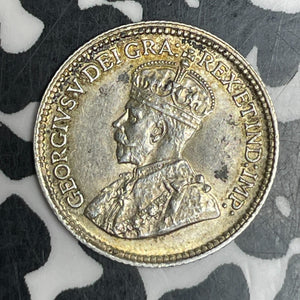 1920 Canada 5 Cents Lot#T6009 Silver! High Grade! Beautiful!