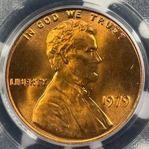 1979 U.S. Lincoln Memorial Cent PCGS MS67RD Lot#G9553 Gem BU!