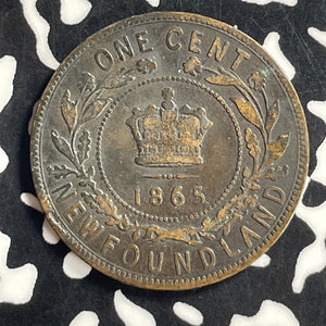 1865 Newfoundland Large Cent Lot#T6934
