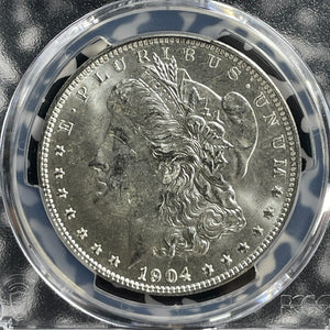 1904-O U.S. $1 Morgan Dollar PCGS MS63 Lot#G391 Silver! Choice UNC!