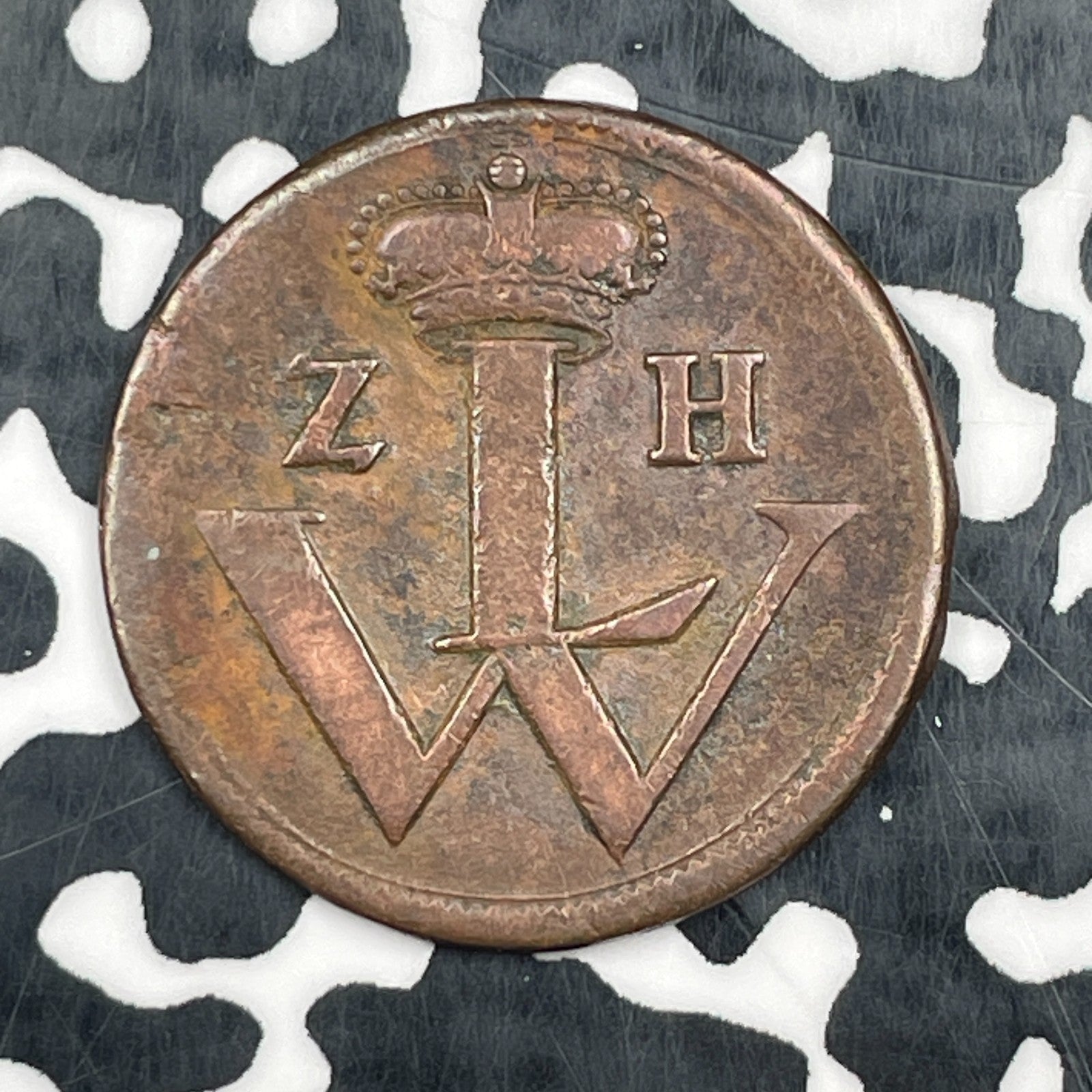 1751 Germany Hesse-Cassel 2 Heller Lot#N3625 KM #446