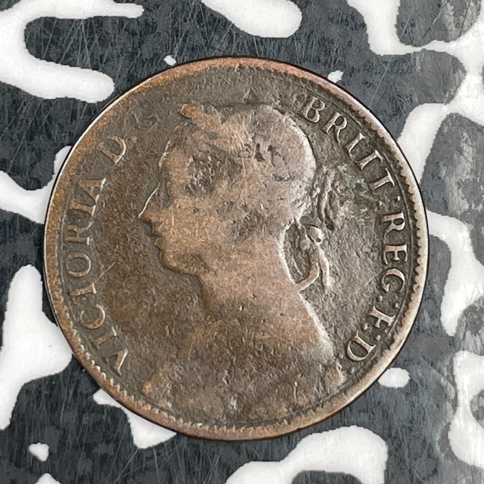 1885 Great Britain Farthing Lot#F5990