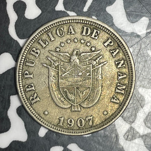 1907 Panama 2 1/2 Centesimos Lot#T6359