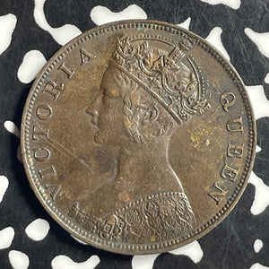 1875 Hong Kong 1 Cent Lot#T5918 Nice Detail, Obverse Deposits