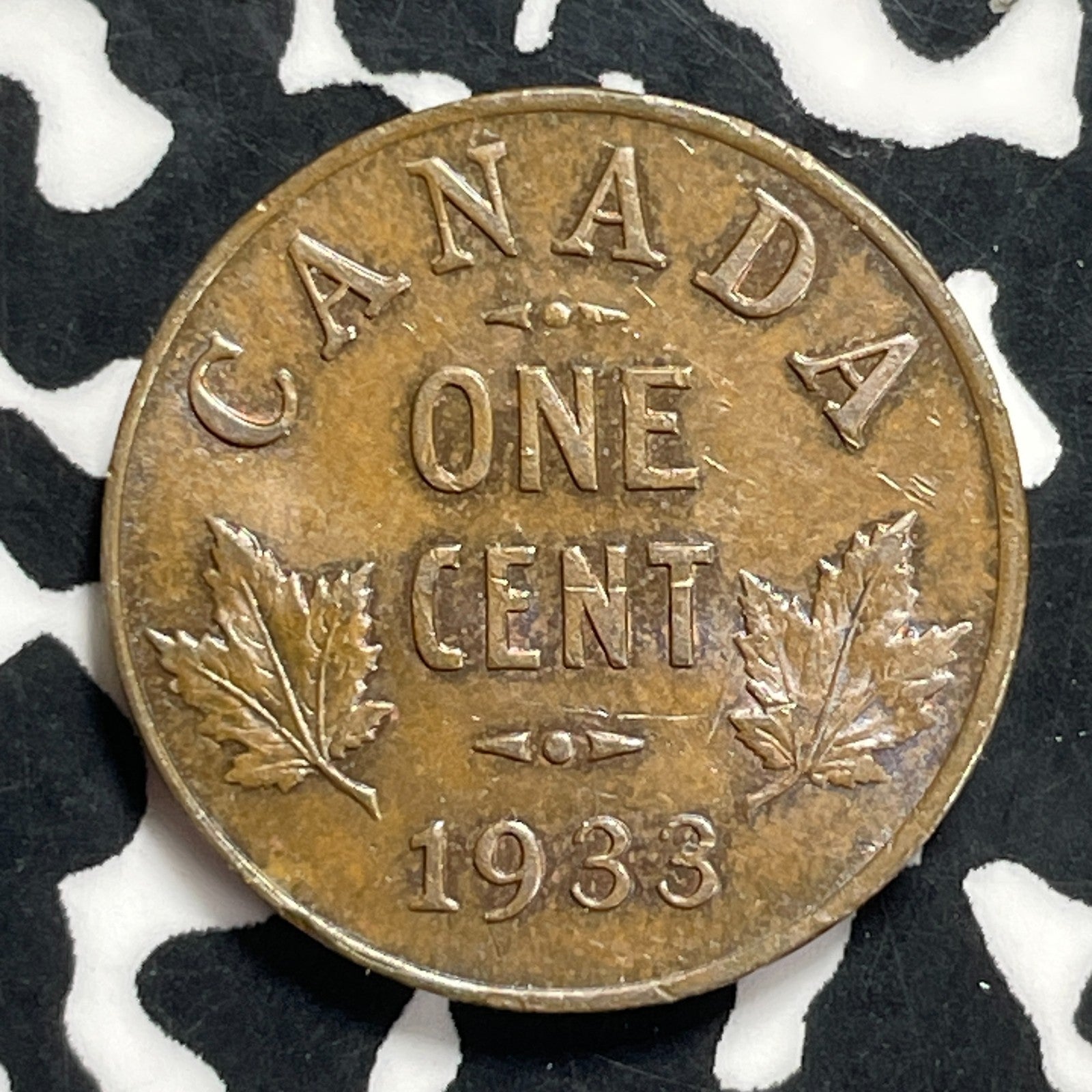 1933 Canada Small Cent Lot#T8389 High Grade! Beautiful!