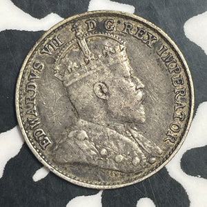 1908 Canada 5 Cents Lot#T2292 Silver! Nice! Better Date