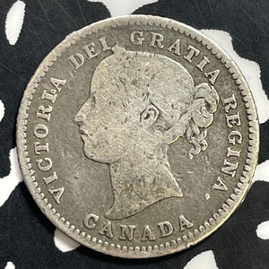 1874-H Canada 10 Cents Lot#T0327 Silver!