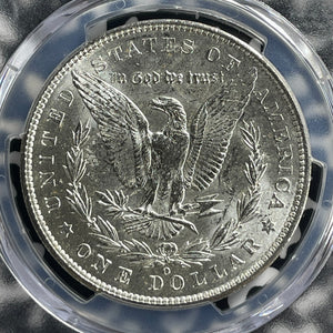 1904-O U.S. $1 Morgan Dollar PCGS MS63 Lot#G391 Silver! Choice UNC!