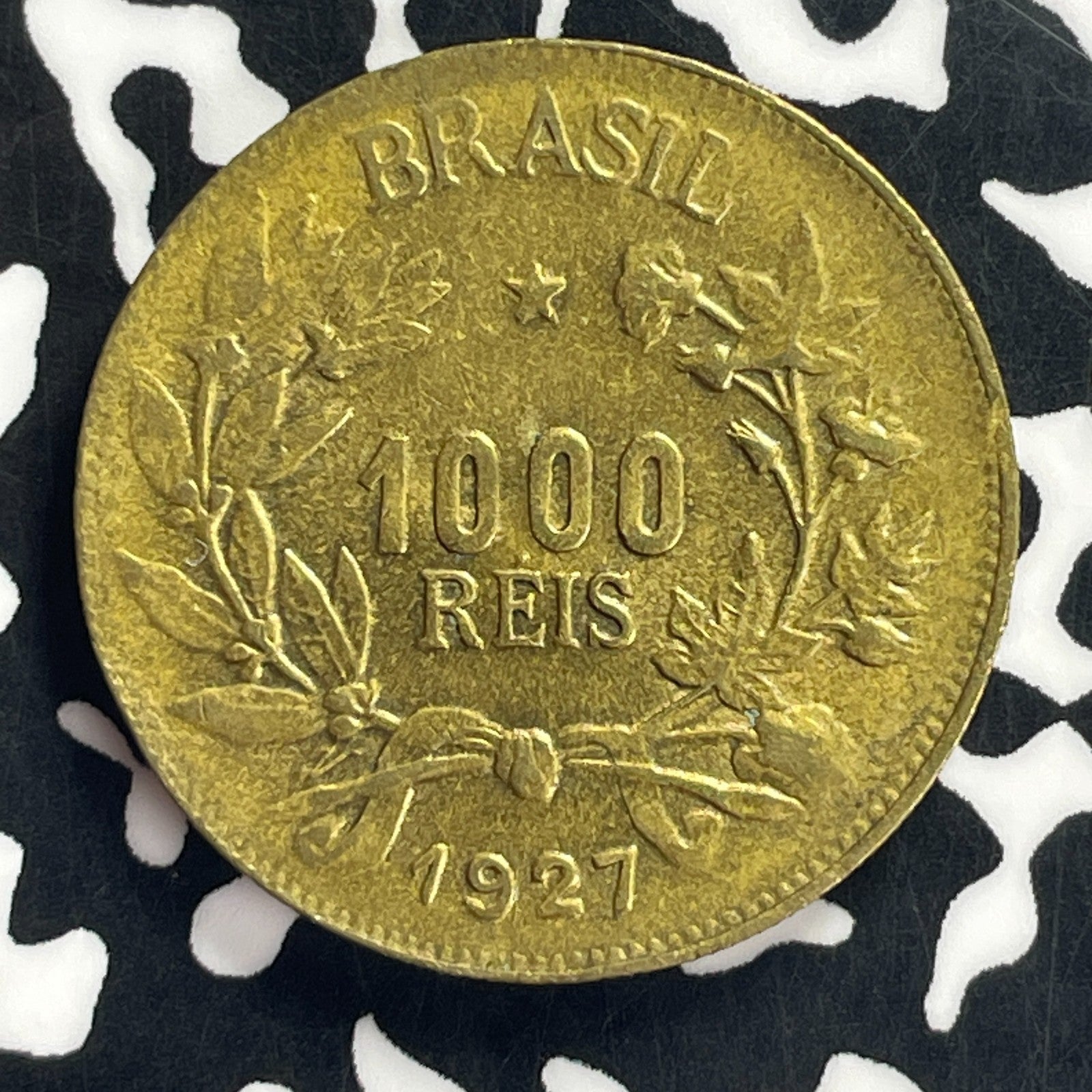 1927 Brazil 1000 Reis Lot#T9166