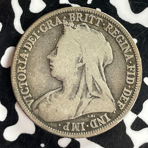 1895 Great Britain 1 Shilling Lot#T7325 Silver!