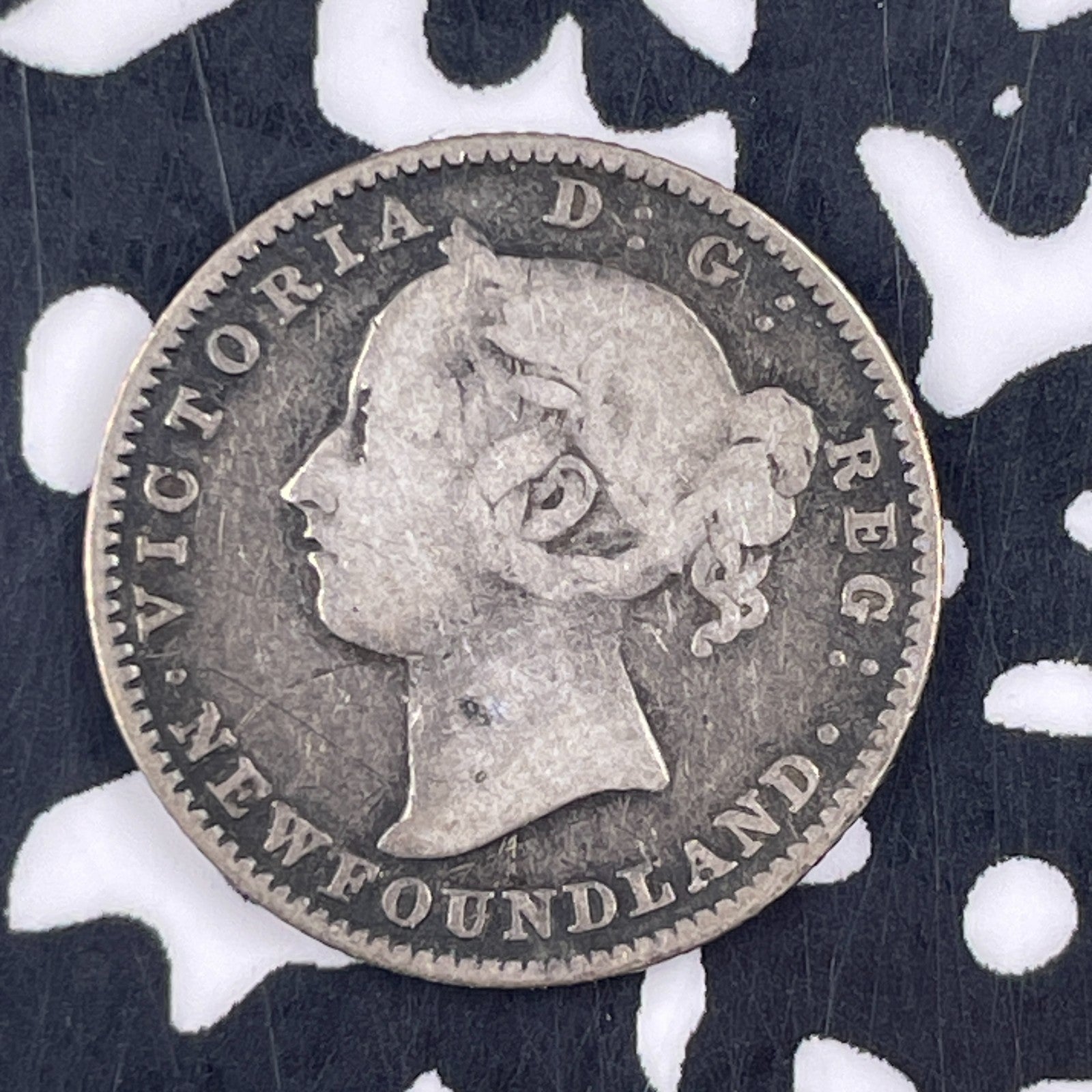 1896 Newfoundland 10 Cents Lot#F5031 Silver!