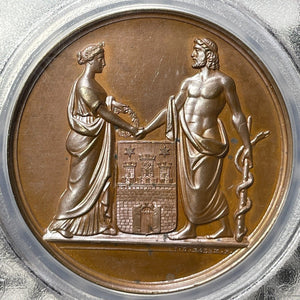 1847 Hungary Odenburg Meeting Of Doctors & Scientists Medal PCGS SP64 Lot#GV8484