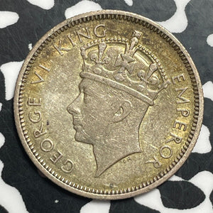 1937 Southern Rhodesia 1 Shilling Lot#T1483 Silver!