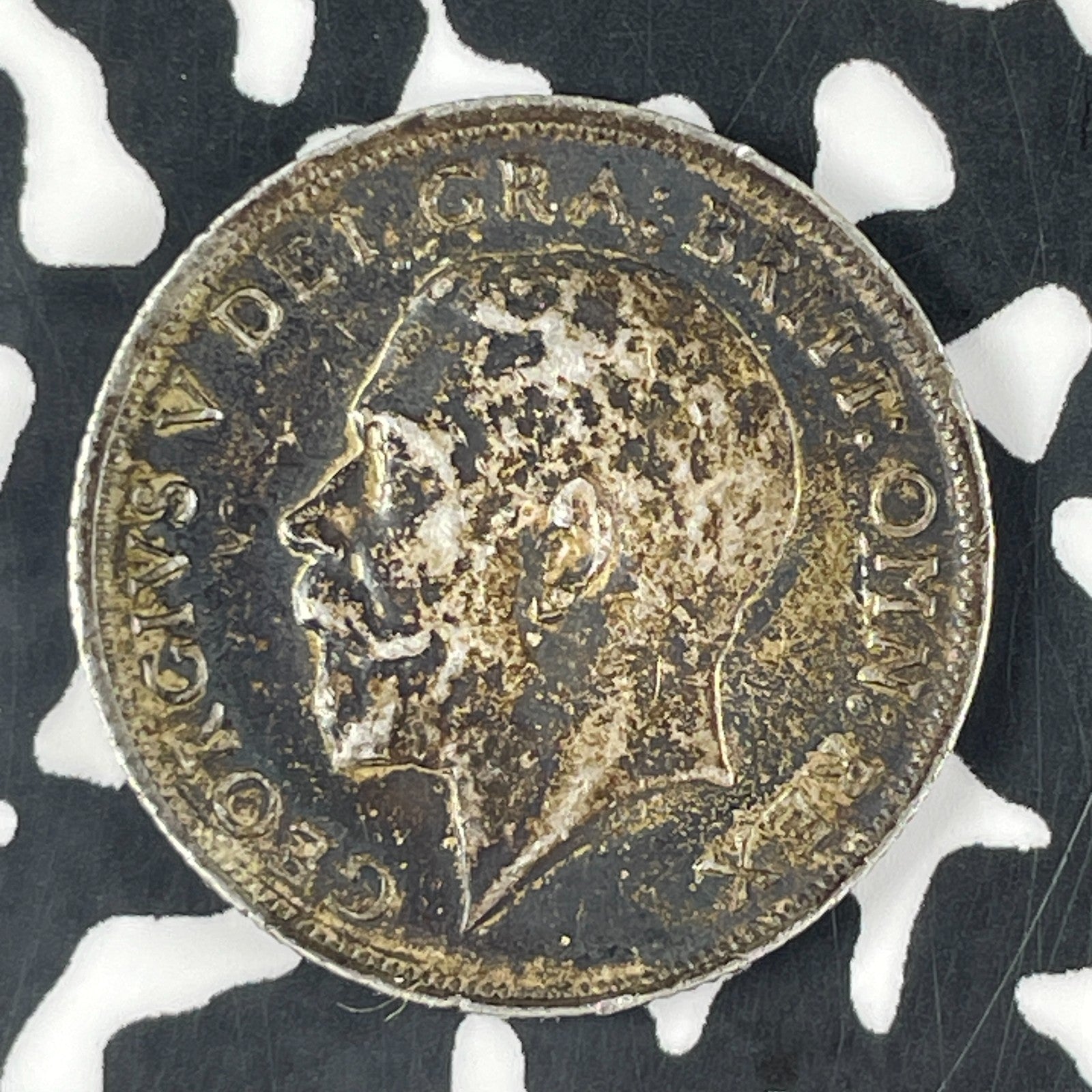 1918 Great Britain 1 Shilling Lot#F1276 Silver! Nice!