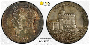 1935 G.B. George V Jubilee Medal PCGS SP64 Lot#G8837 Silver! Eimer-2029b