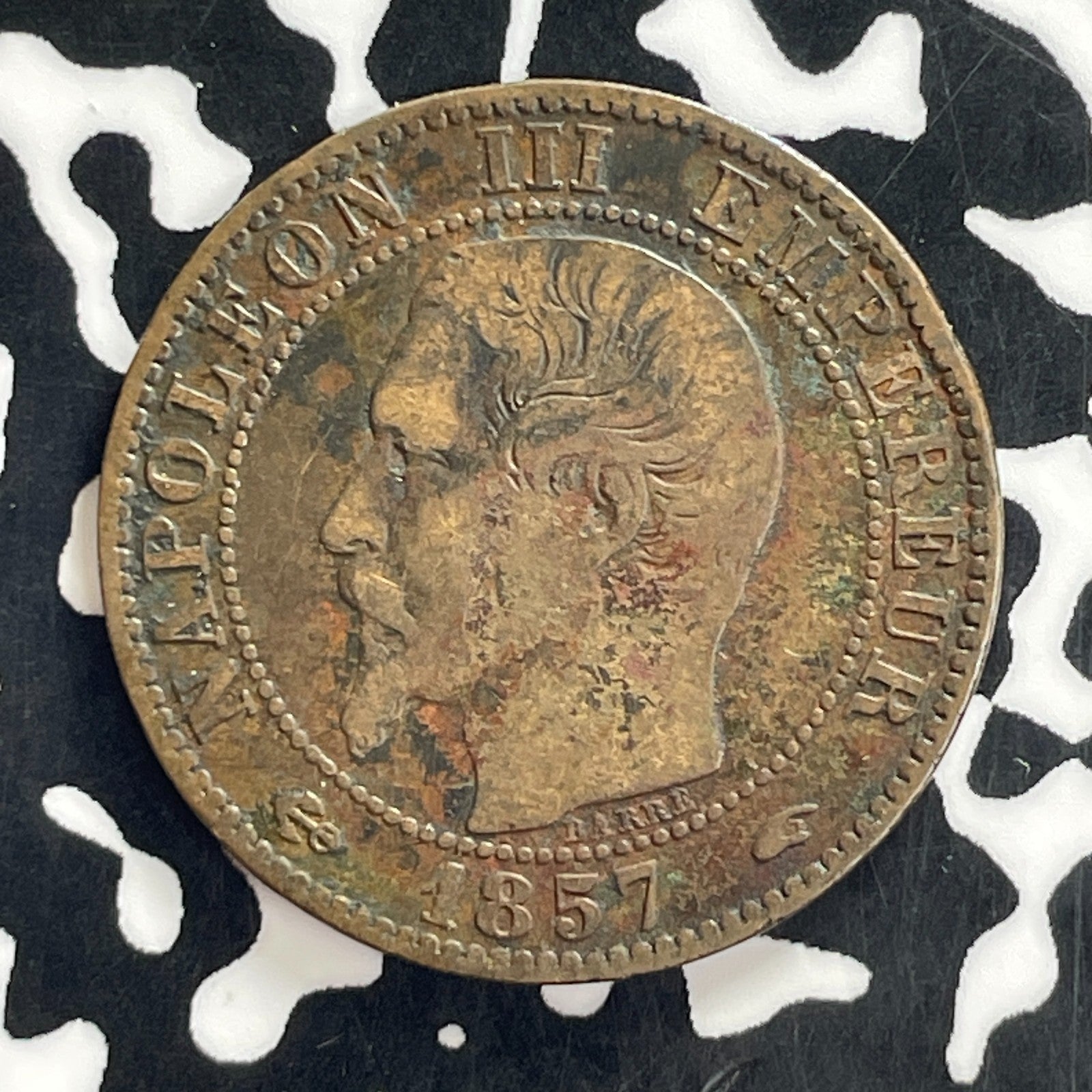 1857-A France 5 Centimes Lot#C1241
