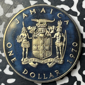 1970 Jamaica $1 Dollar Lot#E7781 Proof!