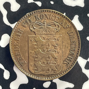 1860 Danish West Indies 1 Cent Lot#T8639