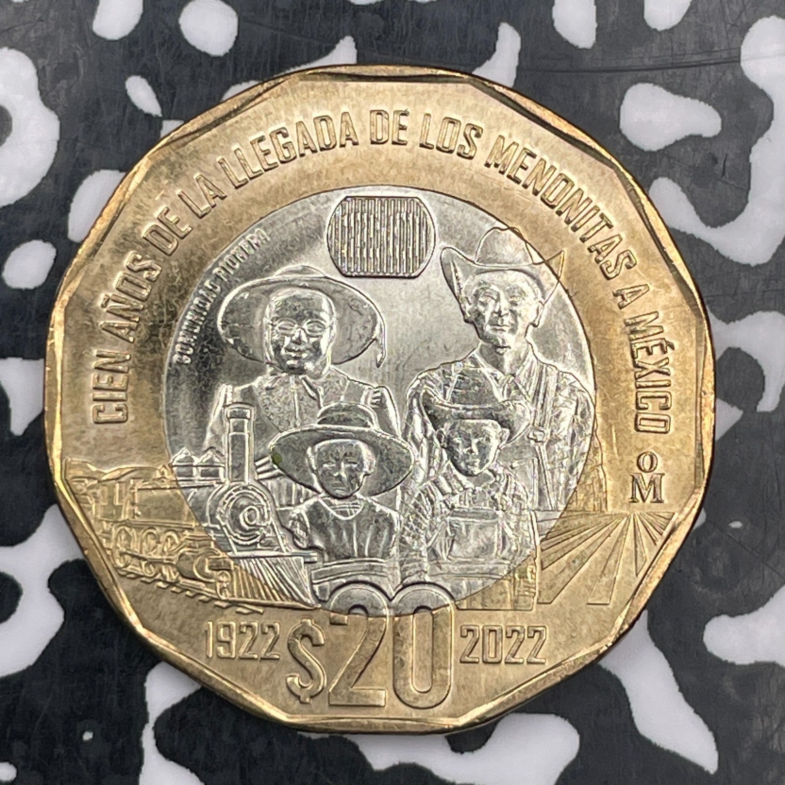 2022 Mexico 20 Pesos Lot#F9696 High Grade! Beautiful!