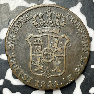 1844 Spain Catalonia 3 Quartos Lot#MK333
